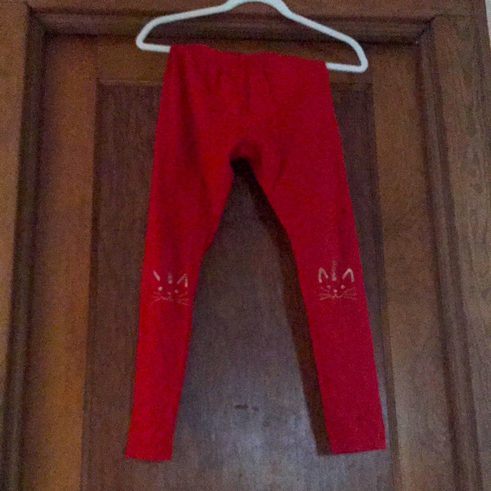 Cat and jack kids 10/12 red pants